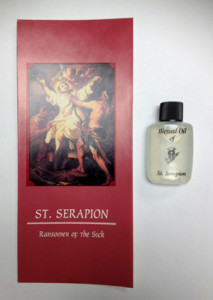 St. Serapion oil and brochure